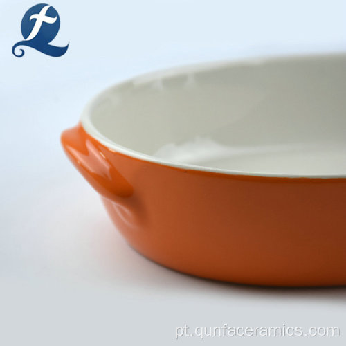 Conjunto 2 Baking Pan Oval Ceramic Bakeware Conjunto